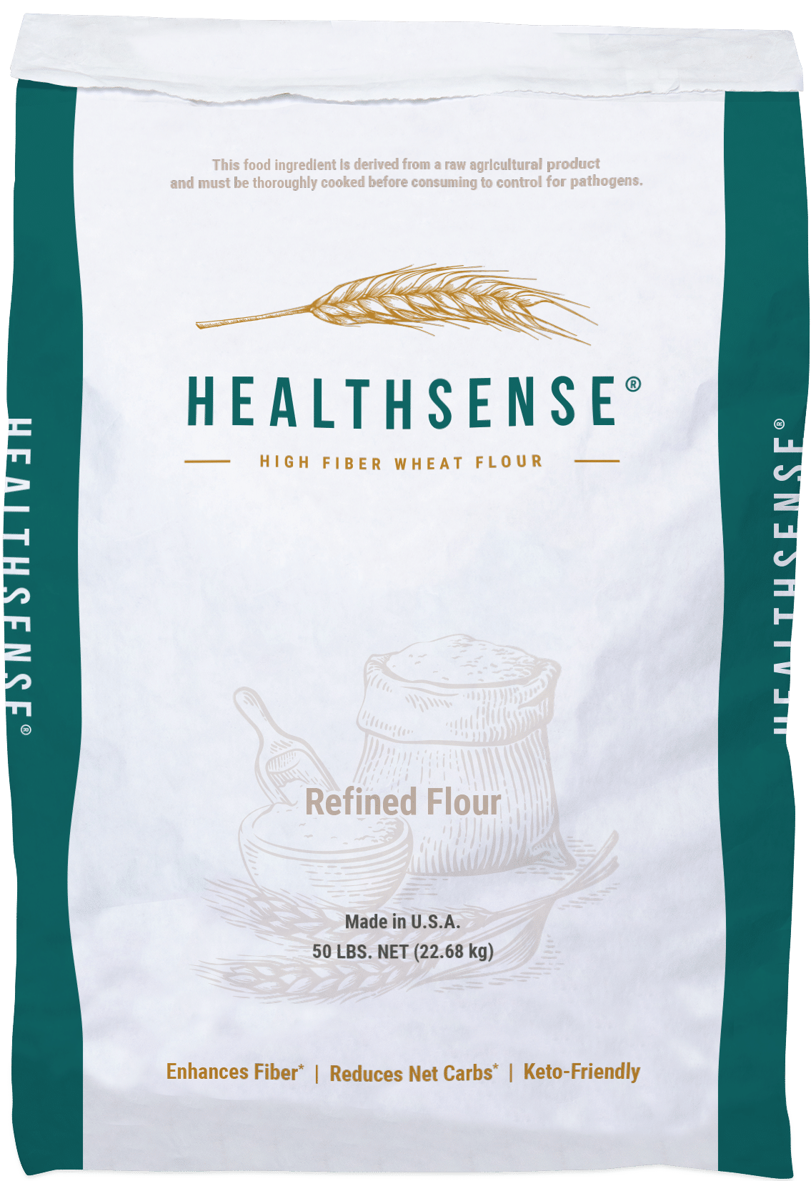 HealthSense ® High Fiber Wheat Flour. Photo Source: Bay State Milling